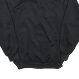 ADIDAS Womens Black & Grey Zip Jacket M Polyester Blend Sport Casual