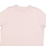 NIKE Womens Pink XL Classic Crew Neck Cotton Blend T-Shirt Logo Print