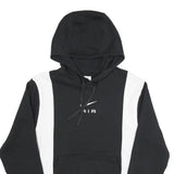NIKE Mens Black & White Air Pullover Hoodie XS Sporty Streetwear