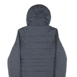 BERGHAUS Womens Black Outdoor Jacket UK 12 Polyester Blend Zip Hooded Quilted