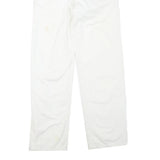 CARHARTT Womens White Cotton Blend Regular Straight Trousers W28 L30 Workwear