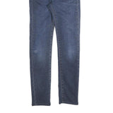 LEVI'S 519 Mens Jeans Blue Slim Skinny Denim Medium W26 L27 Zip Pocket Casual