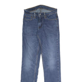 LEVI'S 511 Mens Jeans Blue Slim Straight Denim Medium W27 L31 Stylish Zip