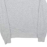 FILA Mens Grey Crew Neck S Embroidered Logo Sweatshirt Cotton Blend