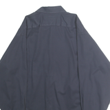 TOMMY HILFIGER Mens Black Classic Cotton Shirt XL Button Down Collar Long Sleeve