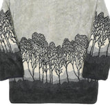 Womens Black Grey Button Jacket XL Polyester Blend Plain Fitted Stylish Winter