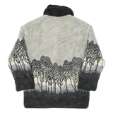 Womens Black Grey Button Jacket XL Polyester Blend Plain Fitted Stylish Winter