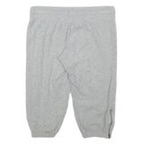 NIKE Womens Shorts Grey Casual S W30 Cotton Blend Comfort Drawstring