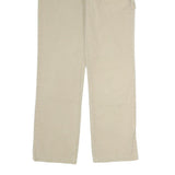 TOMMY HILFIGER Mens Cotton Beige Regular Straight Trousers W30 L29 Casual