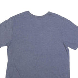 NIKE Mens Blue Yellow Graphic T-Shirt L Short Sleeve Crew Neck Cotton Blend