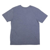 NIKE Mens Blue Yellow Graphic T-Shirt L Short Sleeve Crew Neck Cotton Blend