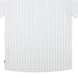 JACK WOLFSKIN Mens White & Grey Checked Short Sleeve Shirt XL Outdoor Casual