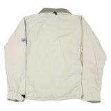 JACK WOLFSKIN Womens Beige & Brown Outdoor Jacket XL Polyester Blend Plain Zip