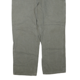 CARHARTT Mens Regular Fit Straight Cotton Blend Workwear Jeans W40 L30 Olive