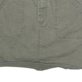 UNIVERSAL THREAD Womens Green Cotton Blend Mini Skirt M Casual Pockets Zip
