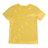 CARHARTT Mens Yellow Tie Dye T-Shirt S Short Sleeve Crew Neck Casual Pocket