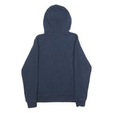 HELLY HANSEN Mens Navy Blue Hoodie XS Cotton Blend Pullover Hooded Sweatshirt