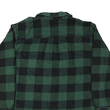 FIELD & STREAM Mens Green & Black Check Flannel Shirt 2XL Cotton Blend Casual