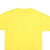 RUSSELL ATHLETIC Mens Yellow Oregon Ducks Graphic T-Shirt M Short Sleeve Crew