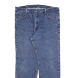 WRANGLER Mens Jeans Blue Regular Straight Denim Medium W38 L30 Classic Fit Zip