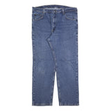 WRANGLER Mens Jeans Blue Regular Straight Denim Medium W38 L30 Classic Fit Zip