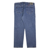 WRANGLER Mens Jeans Blue Regular Straight Denim Medium W38 L30 Classic Fit Zip