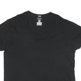 POLO RALPH LAUREN Mens Black Black V-Neck T-Shirt XL Cotton Blend Casual