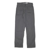 CARHARTT Mens Cotton Blend Grey Relaxed Straight Trousers W28 L32 Workwear