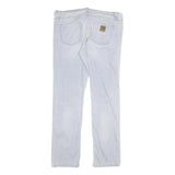 CARHARTT Mens Regular Fit Blue Denim Jeans W40 L34 Cotton Blend Zip Pockets