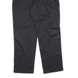 DICKIES Mens Cotton Blend Black Regular Straight Trousers W40 L32 Workwear