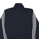 ADIDAS Mens Navy Blue Sports Zip Jacket M Polyester Blend Plain Athletic