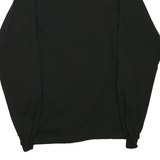 REEBOK Mens Black Rbk Hockey Long Sleeve Crew Neck T-Shirt S Cotton Blend
