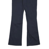 DICKIES Womens Cotton Blend Navy Regular Fit Bootcut Trousers W30 L29 Workwear