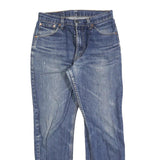 LEVI'S 521 02 Mens Jeans Blue Regular Straight Denim Medium W32 L32 Zip Closure