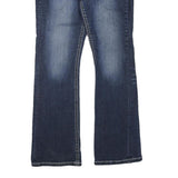 MAURICES Womens Regular Blue Denim Bootcut Jeans Cotton Blend W34 L33 Stylish