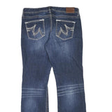 MAURICES Womens Regular Blue Denim Bootcut Jeans Cotton Blend W34 L33 Stylish