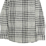 MERONA Womens Black & White Check Shirt S Cotton Blend Casual Button-Up