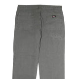 DICKIES Mens Jeans Grey Regular Straight Denim Medium W40 L30 Workwear