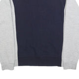 NIKE Mens Blue & Grey Sweatshirt Crew Neck S Cotton Blend Casual Retro