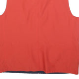 CHAPS Mens Red & Navy Waistcoat Outdoor Zip Sleeveless Regular Fit Polyester