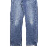 CARHARTT Mens Regular Fit Straight Blue Denim W30 L28 Zip Jeans Classic Cotton