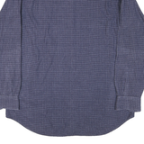 GUESS JEANS Mens Blue Checked Shirt L Long Sleeve Cotton Casual