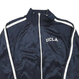 CHAMPION Womens Navy & White UCLA Track Jacket S Polyester Blend Zip
