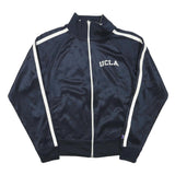 CHAMPION Womens Navy & White UCLA Track Jacket S Polyester Blend Zip