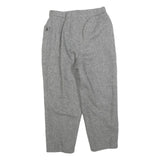 Womens Grey Regular Fit Herringbone Zip Closure Trousers W27 L24 Classic Style