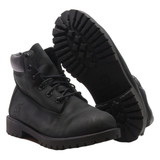 TIMBERLAND Lace-Up Boots Black Leather Womens UK 5.5