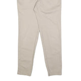 NAUTICA Mens Slim Beige Cotton Trousers W30 L32 Casual Zip Closure