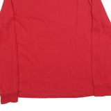 POLO RALPH LAUREN Mens Red Long Sleeve Crew Neck Classic Fit M Cotton Blend