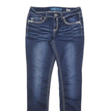 HYDRAULIC Womens Jeans Blue Slim Bootcut Denim Medium W30 L32 Stylish Contrast