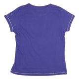 MAMMUT Womens Blue Graphic T-Shirt XL Short Sleeve Crew Neck Lightweight Cotton